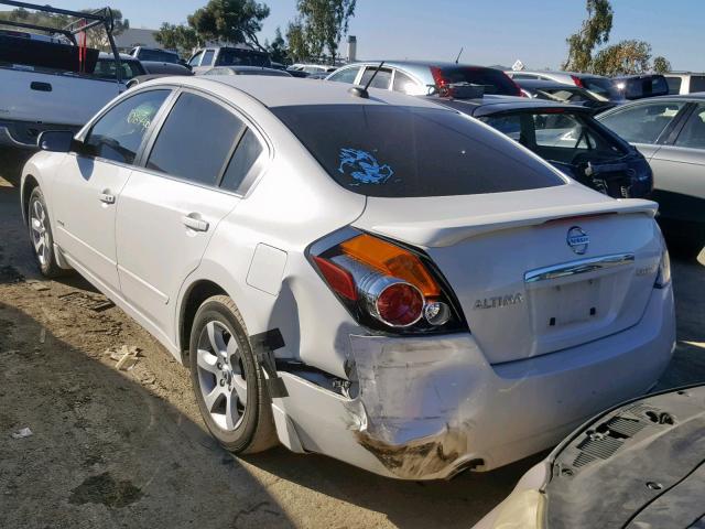 1N4CL21E18C210715 - 2008 NISSAN ALTIMA HYB WHITE photo 3