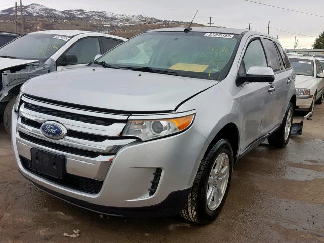 2FMDK3GC0DBA31939 - 2013 FORD EDGE SE SILVER photo 2