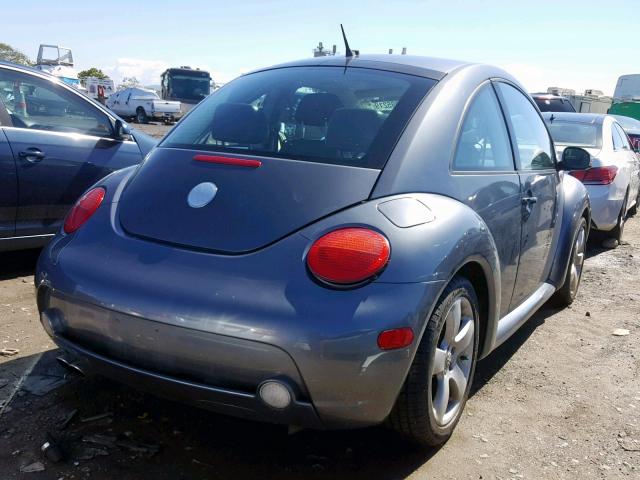 3VWFE31C64M410629 - 2004 VOLKSWAGEN NEW BEETLE Grau Foto 4