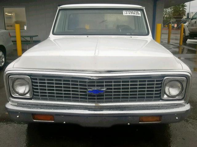 CE341Z640496 - 1971 CHEVROLET CHEYENNE WHITE photo 9