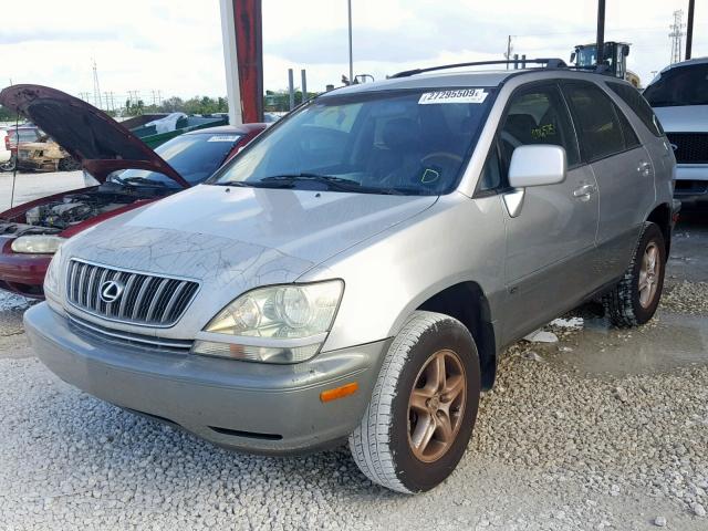 JTJHF10U220278179 - 2002 LEXUS RX 300 GRAY photo 2