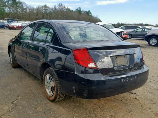 1G8AF52F45Z160686 - 2005 SATURN ION LEVEL BLACK photo 3