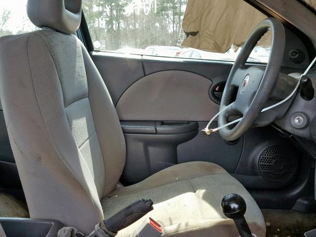 1G8AF52F45Z160686 - 2005 SATURN ION LEVEL BLACK photo 5