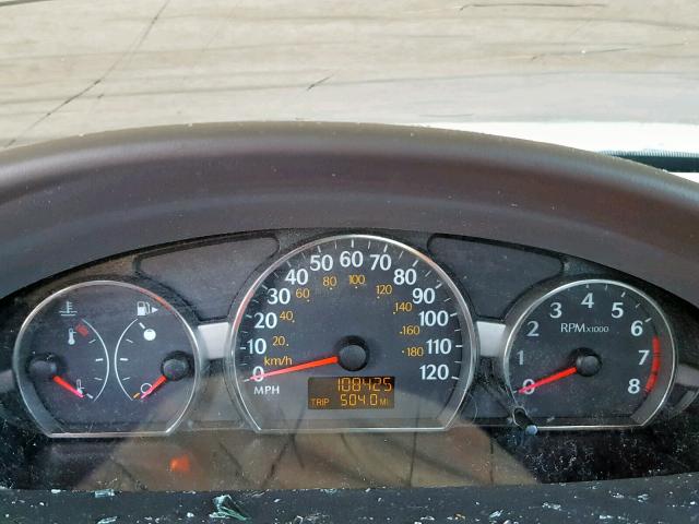 1G8AF52F45Z160686 - 2005 SATURN ION LEVEL BLACK photo 8