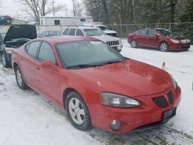 2G2WP552881158703 - 2008 PONTIAC GRAND PRIX RED photo 1