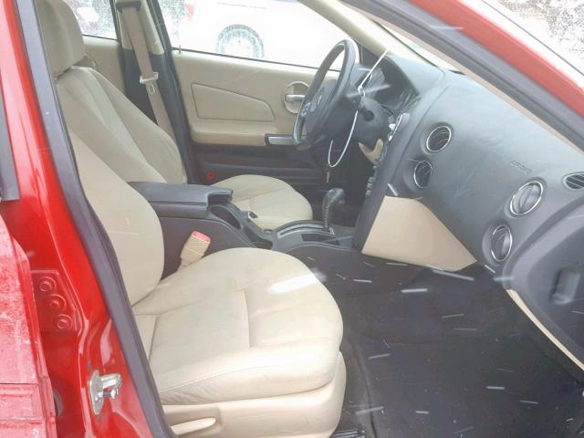 2G2WP552881158703 - 2008 PONTIAC GRAND PRIX RED photo 5