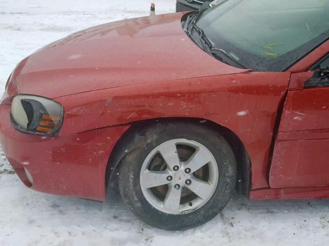 2G2WP552881158703 - 2008 PONTIAC GRAND PRIX RED photo 9