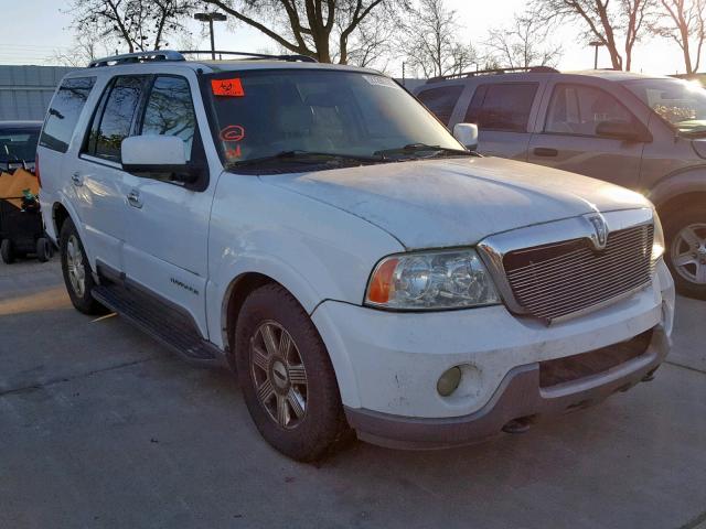 5LMFU28R93LJ41142 - 2003 LINCOLN NAVIGATOR WHITE photo 1