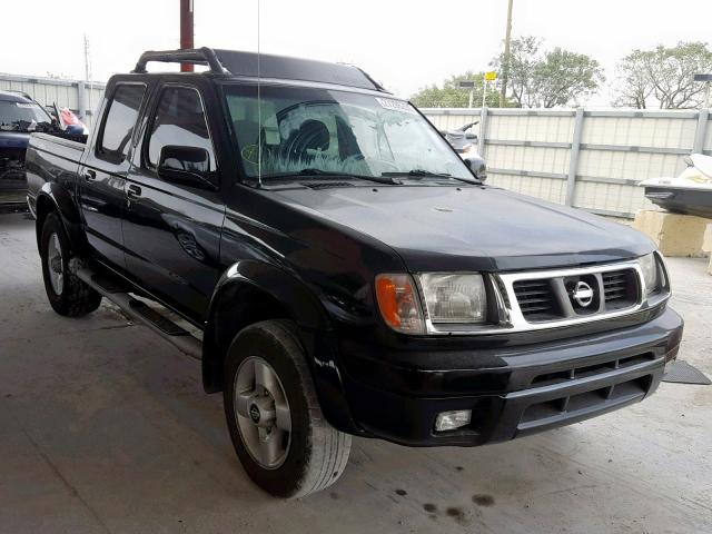 1N6ED27T8YC431750 - 2000 NISSAN FRONTIER C BLACK photo 1