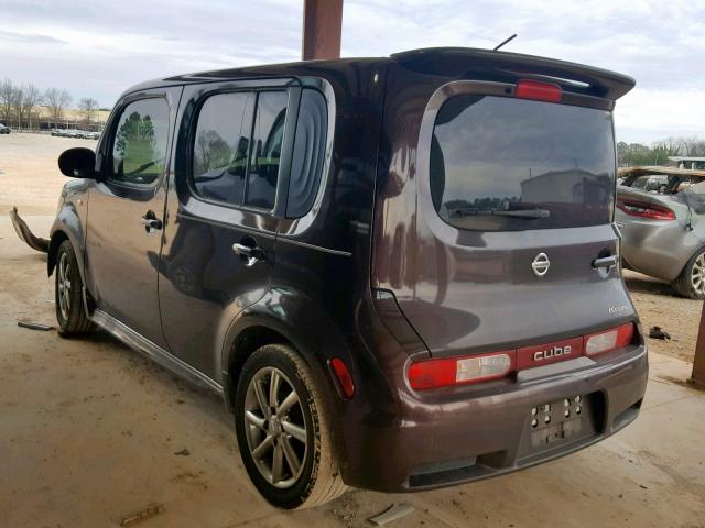 JN8AZ28R59T102385 - 2009 NISSAN CUBE BASE PURPLE photo 3