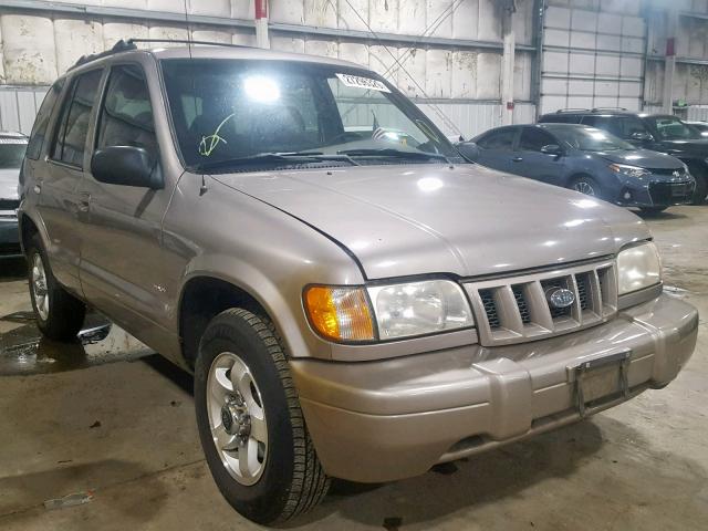 KNDJA723525127897 - 2002 KIA SPORTAGE TAN photo 1