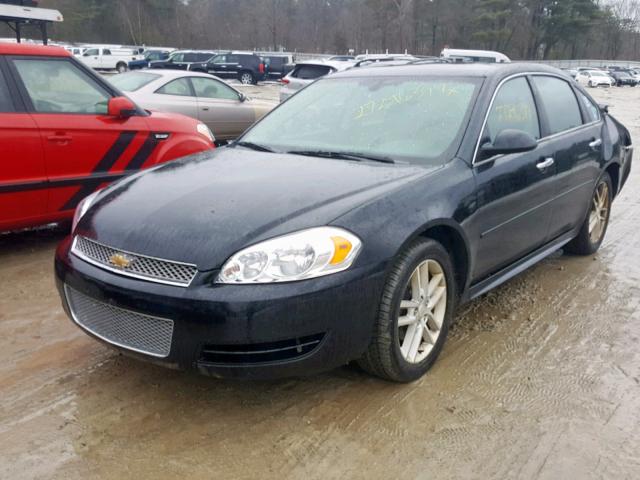 2G1WC5E39D1153710 - 2013 CHEVROLET IMPALA LTZ BLACK photo 2