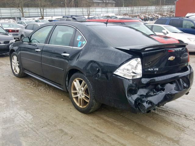 2G1WC5E39D1153710 - 2013 CHEVROLET IMPALA LTZ BLACK photo 3