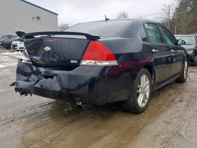 2G1WC5E39D1153710 - 2013 CHEVROLET IMPALA LTZ BLACK photo 4