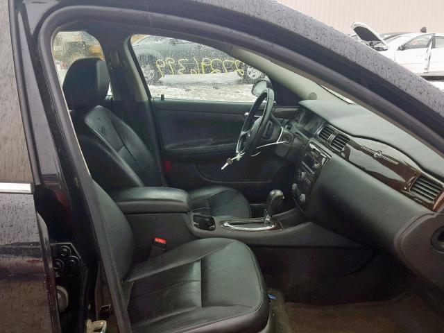 2G1WC5E39D1153710 - 2013 CHEVROLET IMPALA LTZ BLACK photo 5