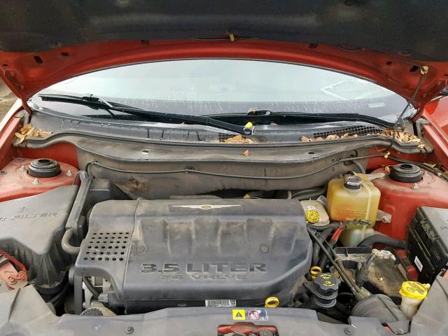 2A4GM684X6R862762 - 2006 CHRYSLER PACIFICA RED photo 7