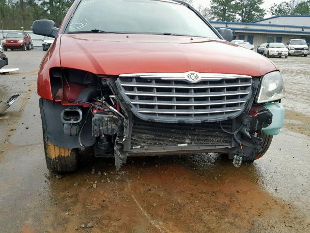 2A4GM684X6R862762 - 2006 CHRYSLER PACIFICA RED photo 9