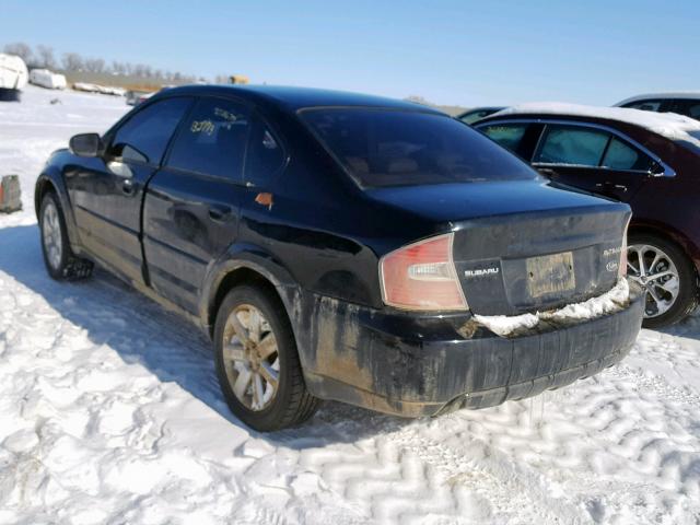 4S4BL86C464203163 - 2006 SUBARU LEGACY OUT BLACK photo 3