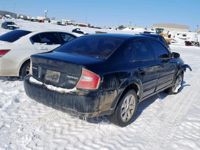 4S4BL86C464203163 - 2006 SUBARU LEGACY OUT BLACK photo 4