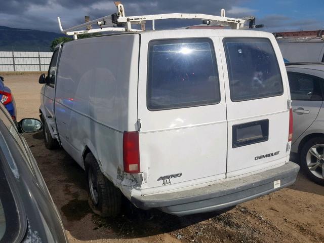 1GCDM19W4YB102257 - 2000 CHEVROLET ASTRO WHITE photo 3