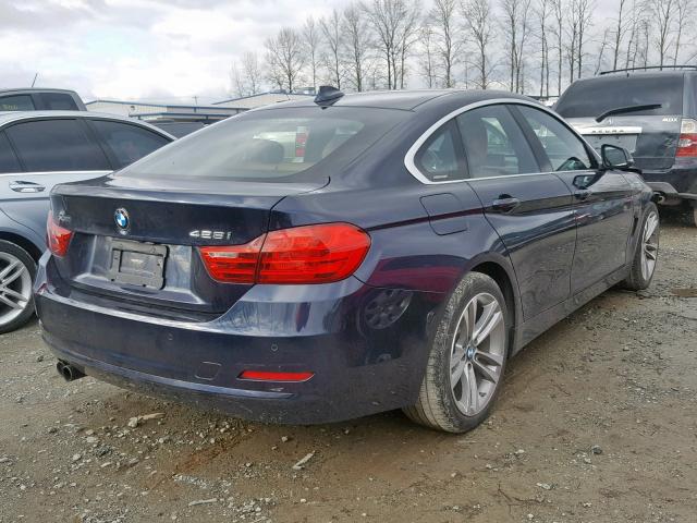 WBA4C9C57GG135883 - 2016 BMW 428 XI BLUE photo 4