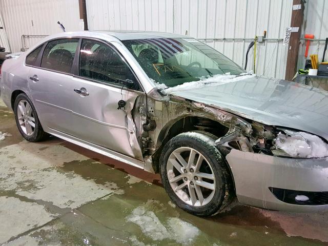 2G1WC5E37D1184566 - 2013 CHEVROLET IMPALA LTZ SILVER photo 9