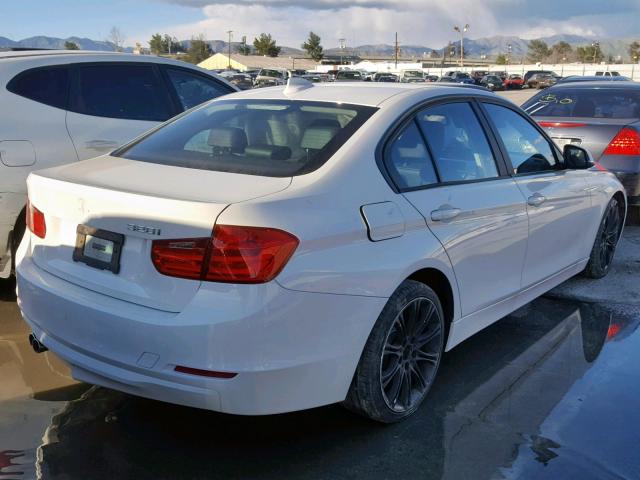 WBA3C1G57DNR48834 - 2013 BMW 328 I SULE WHITE photo 4