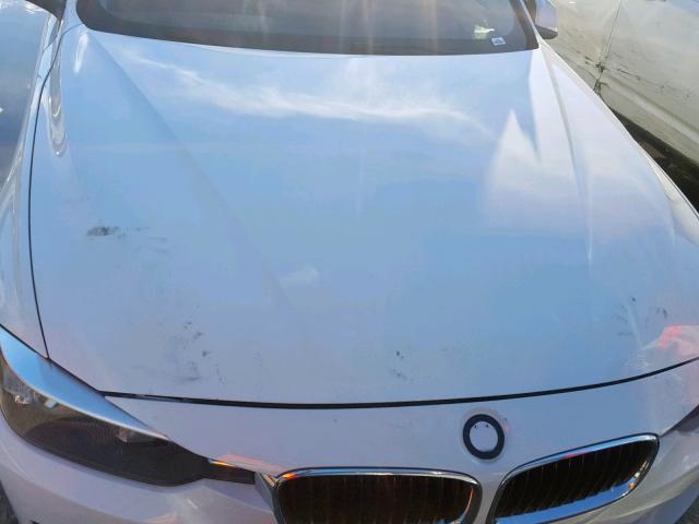 WBA3C1G57DNR48834 - 2013 BMW 328 I SULE WHITE photo 7