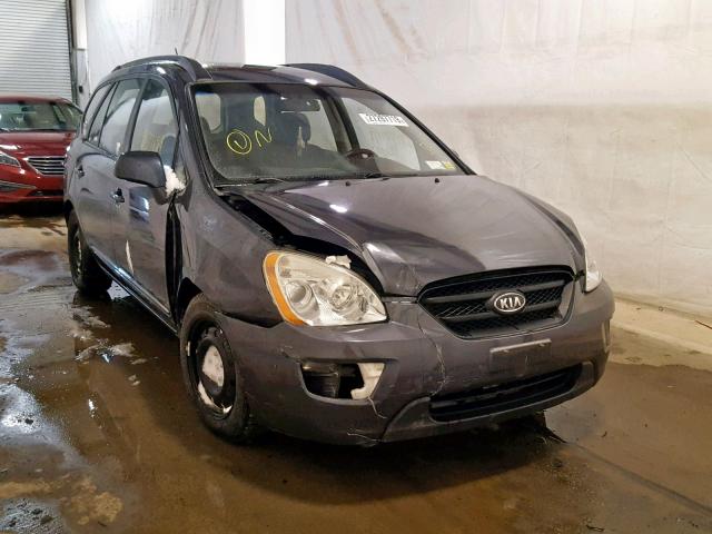 KNAFG526587183321 - 2008 KIA RONDO LX BLACK photo 1