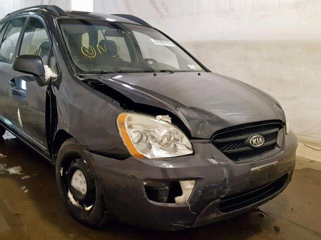 KNAFG526587183321 - 2008 KIA RONDO LX BLACK photo 9