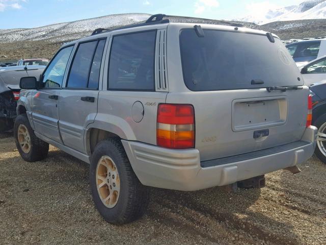 1J4GZ78Y3WC230706 - 1998 JEEP GRAND CHER SILVER photo 3