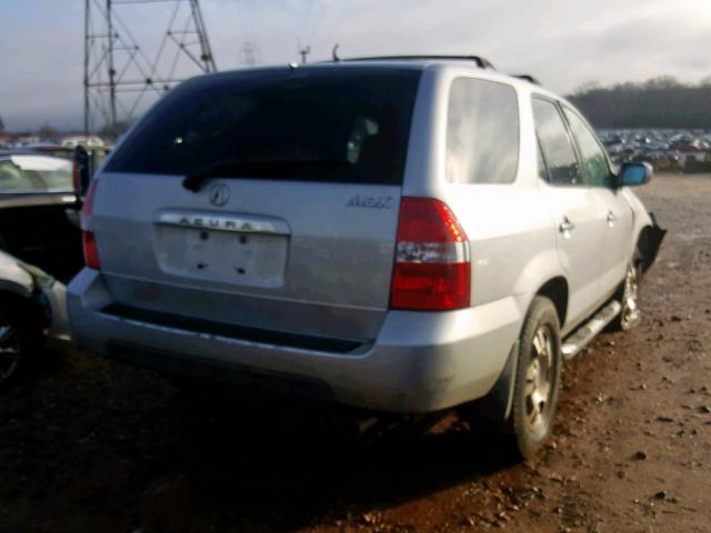 2HNYD18431H529891 - 2001 ACURA MDX SILVER photo 4