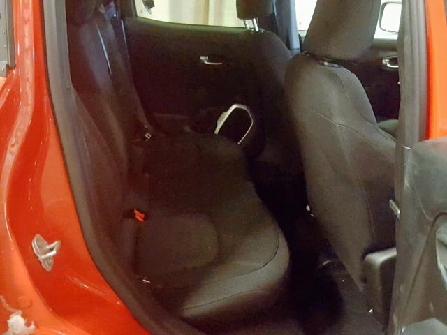 ZACCJBAB4JPJ54743 - 2018 JEEP RENEGADE S წითელი ფოტო 6