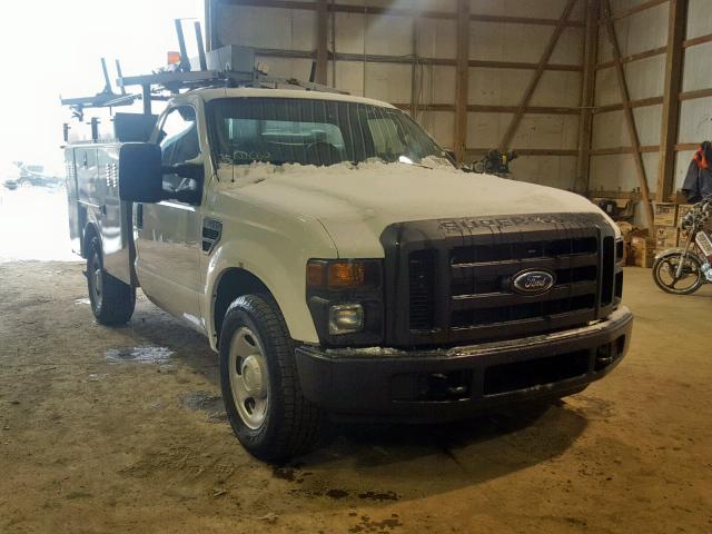 1FDSF30568EC15669 - 2008 FORD F350 SRW S WHITE photo 1