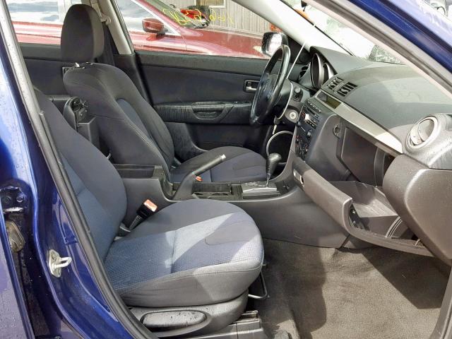 JM1BK123651277043 - 2005 MAZDA 3 S BLUE photo 5