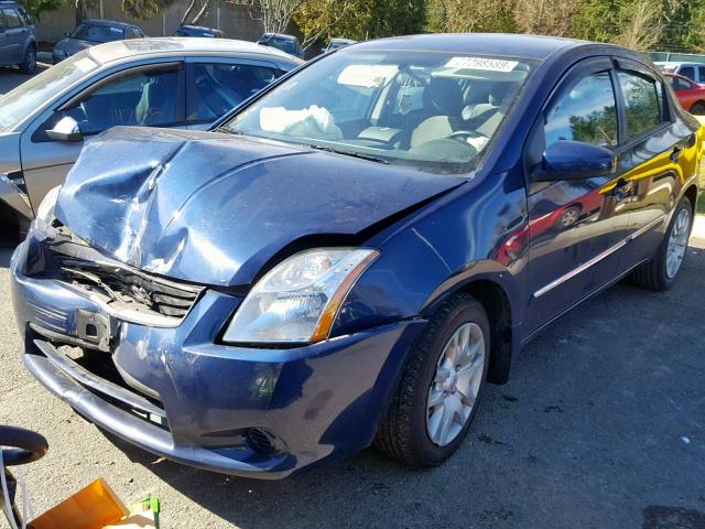 3N1AB6AP5AL613106 - 2010 NISSAN SENTRA 2.0 BLUE photo 2