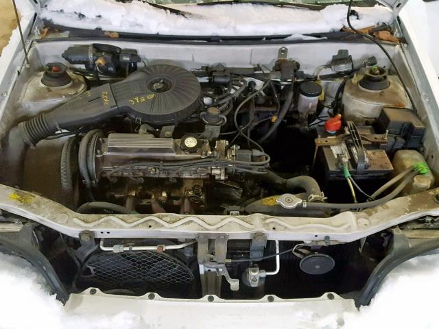 2C1MR2461P6726207 - 1993 GEO METRO WHITE photo 7