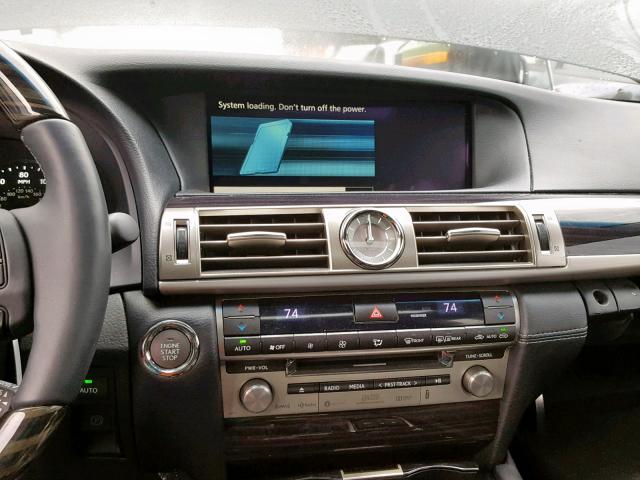 JTHCL5EFXH5028495 - 2017 LEXUS LS 460 BLACK photo 9