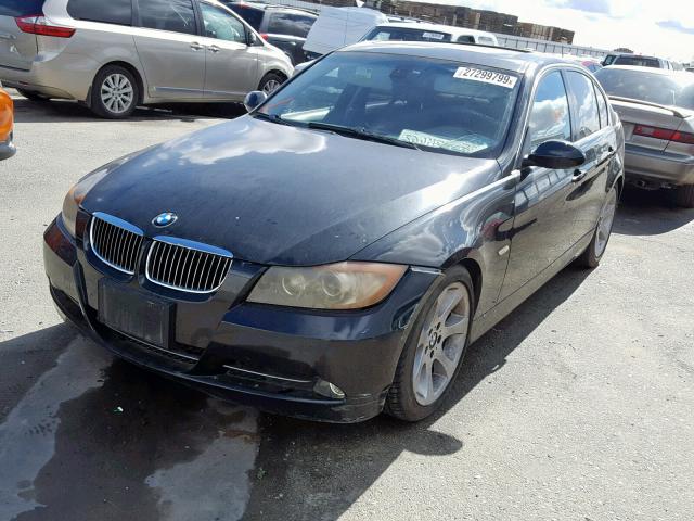 WBAVB33596KR74241 - 2006 BMW 330 I BLACK photo 2