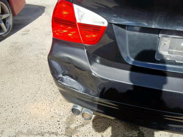 WBAVB33596KR74241 - 2006 BMW 330 I BLACK photo 9