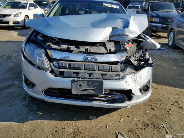 3FADP0L31AR276925 - 2010 FORD FUSION HYB BLUE photo 9