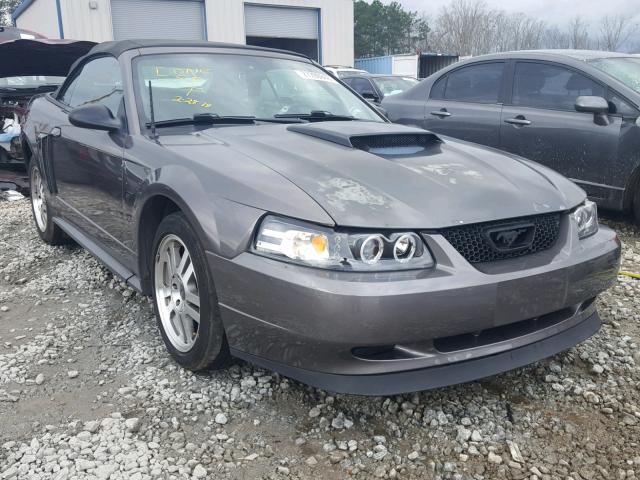 1FAFP45X93F388727 - 2003 FORD MUSTANG GT GRAY photo 1