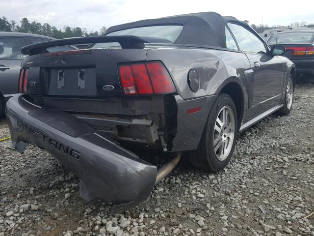 1FAFP45X93F388727 - 2003 FORD MUSTANG GT GRAY photo 4