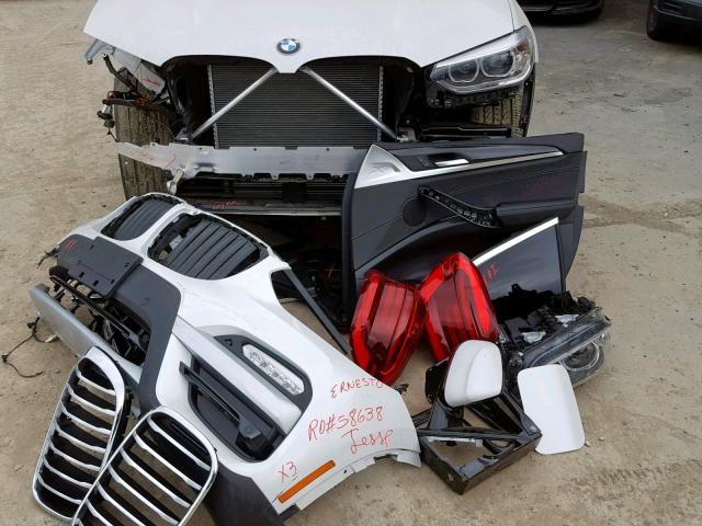 5UXTR7C57KLF28012 - 2019 BMW X3 SDRIVE3 WHITE photo 9