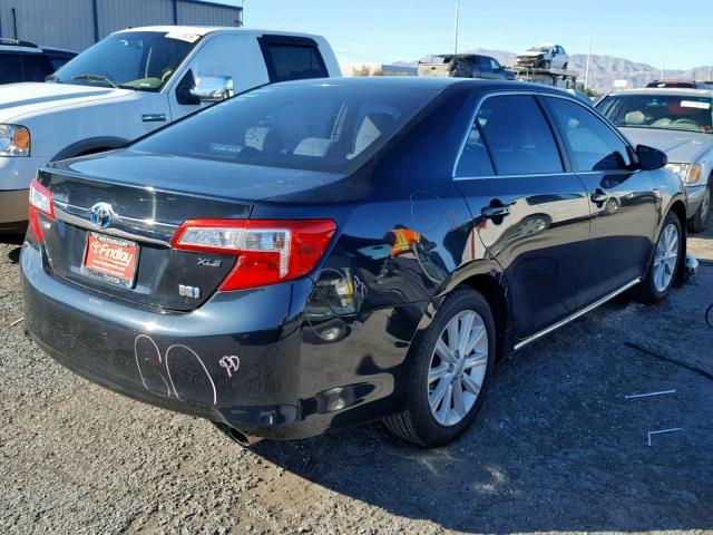 4T1BD1FKXCU031521 - 2012 TOYOTA CAMRY HYBR BLACK photo 4