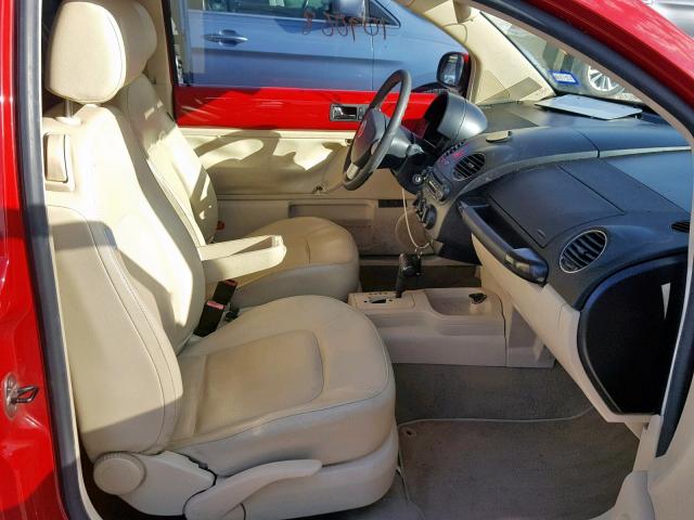 3VWPW31CX7M514708 - 2007 VOLKSWAGEN NEW BEETLE Qırmızı foto 5