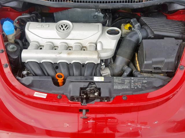 3VWPW31CX7M514708 - 2007 VOLKSWAGEN NEW BEETLE Qırmızı foto 7