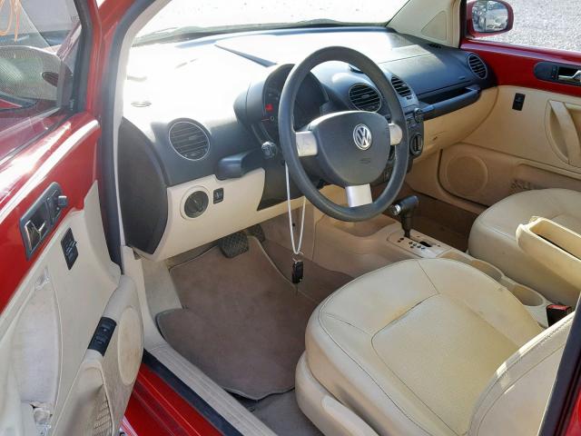 3VWPW31CX7M514708 - 2007 VOLKSWAGEN NEW BEETLE Qırmızı foto 9