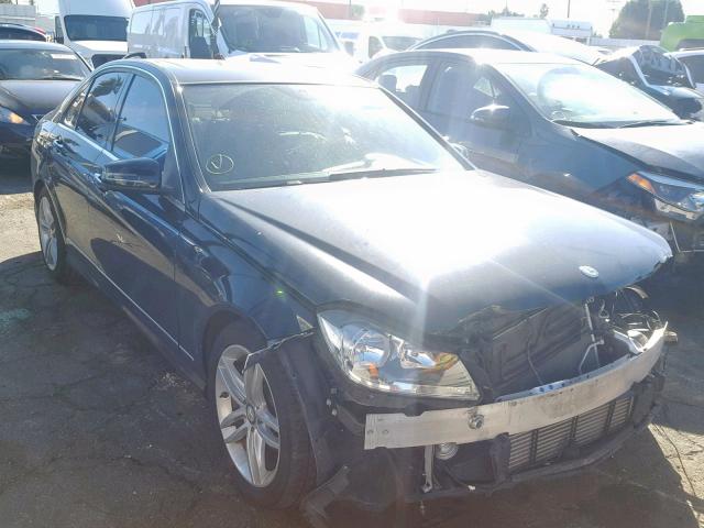 WDDGF4HB0EA891151 - 2014 MERCEDES-BENZ C 250 BLACK photo 1