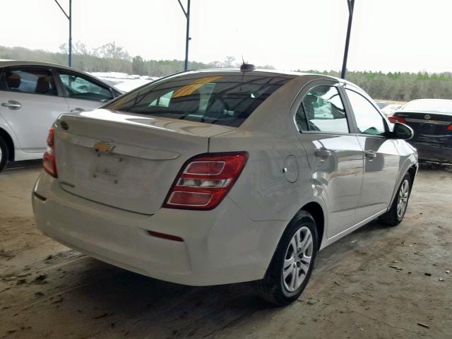 1G1JB5SH7H4176281 - 2017 CHEVROLET SONIC LS 白色 照片 4